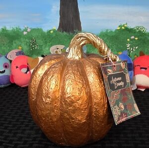 Gold Decorative Pumpkin